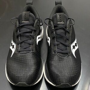 Saucony Black and White Running Shoes